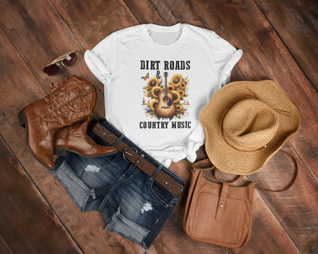 Women's Dirt Roads T-Shirt - [farm_afternoons]