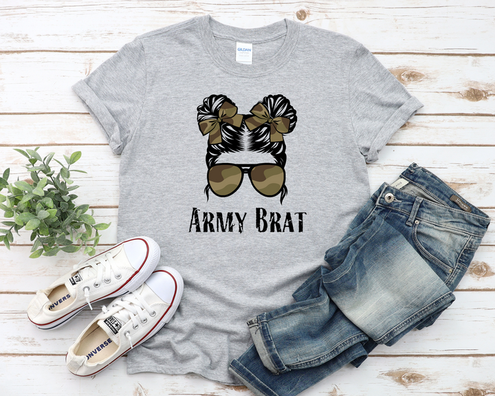 Women's Army Brat T-shirt - [farm_afternoons]