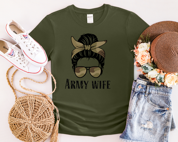 Women's Army Wife T-shirt - [farm_afternoons]