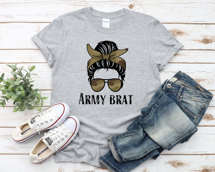 Women's Army Brat T-shirt - [farm_afternoons]