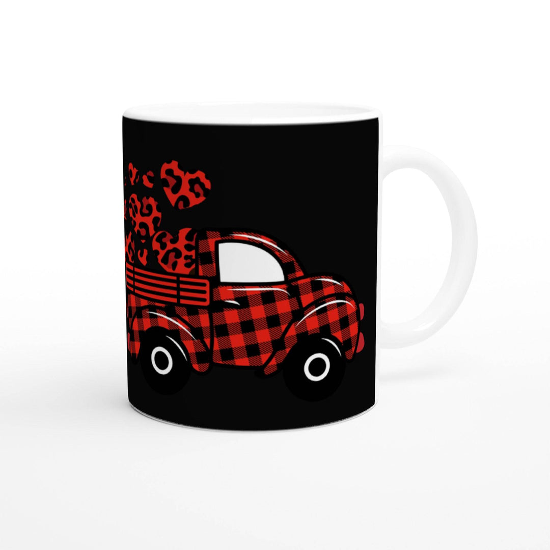 Red Happy Valentines Day Mug - [farm_afternoons]