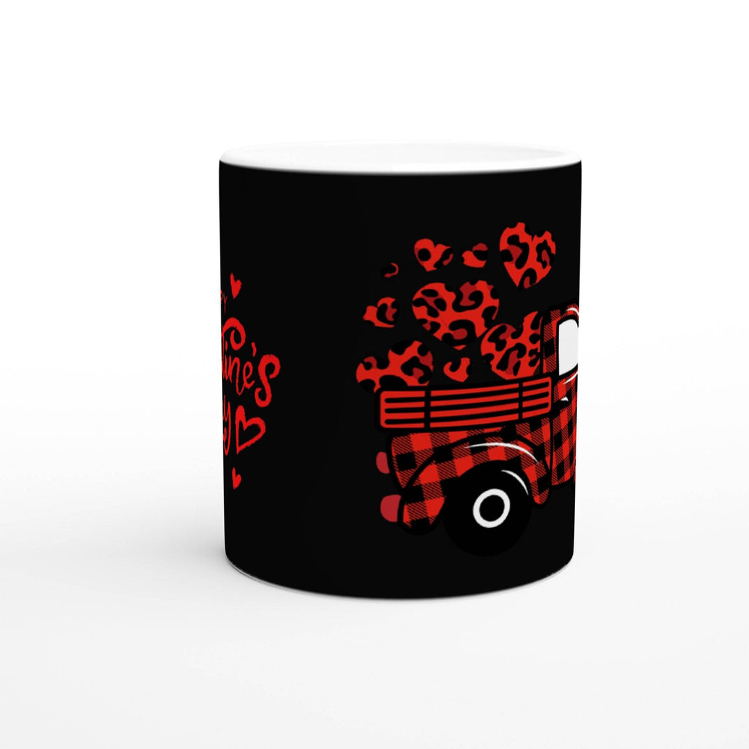 Red Happy Valentines Day Mug - [farm_afternoons]