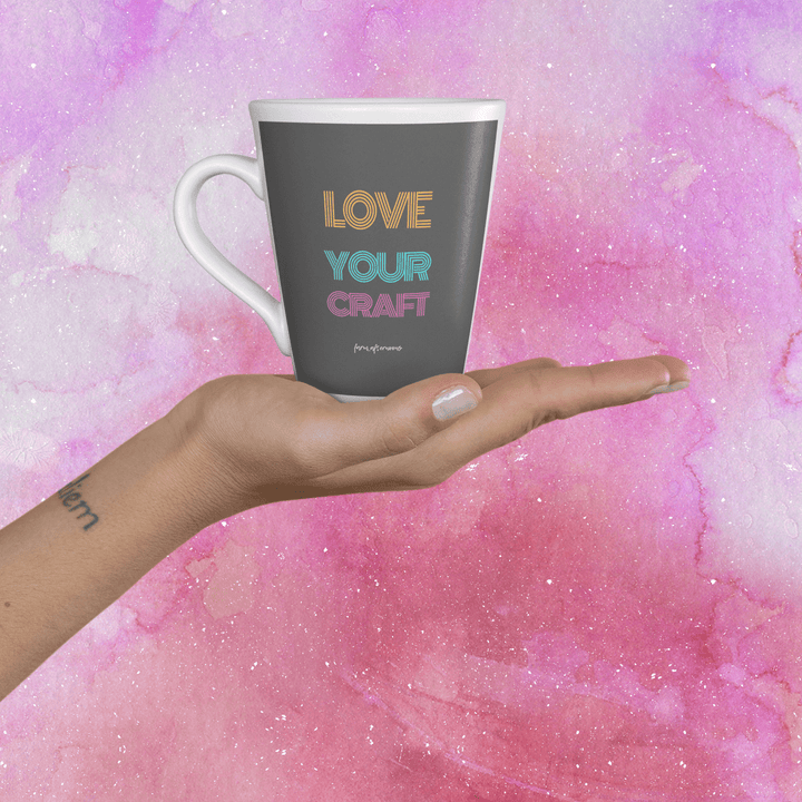 Love Your Craft Latte 17oz Ceramic Mug - [farm_afternoons]