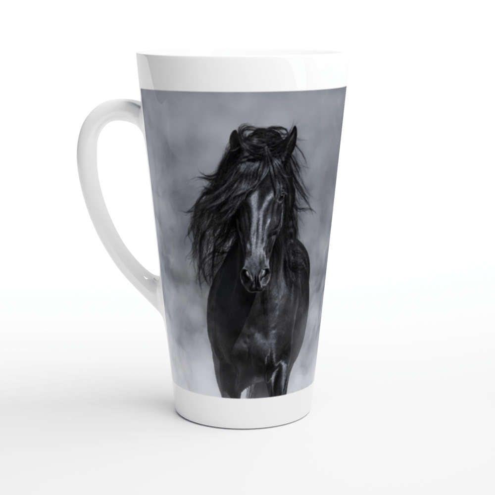 Wild Horse-  Latte 17oz Ceramic Mug - [farm_afternoons]