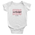 Pink Strong & Beautiful - Baby Short Sleeve Onesies - [farm_afternoons]