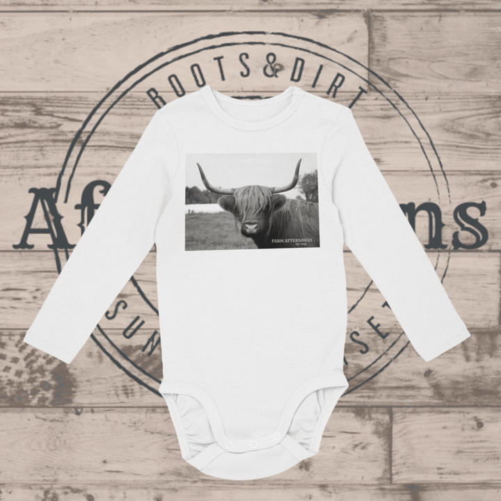 Ferdy - Baby Long Sleeve Onesies - [farm_afternoons]