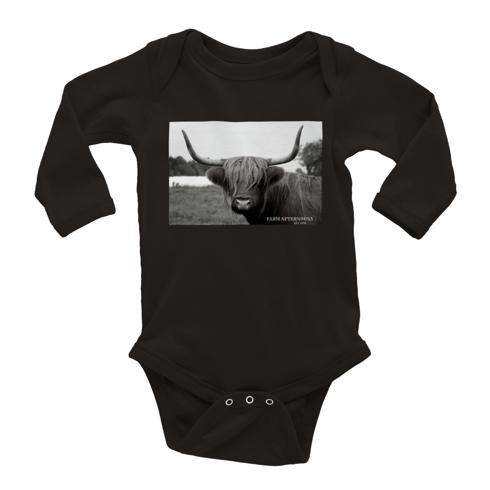 Ferdy - Baby Long Sleeve Onesies - [farm_afternoons]