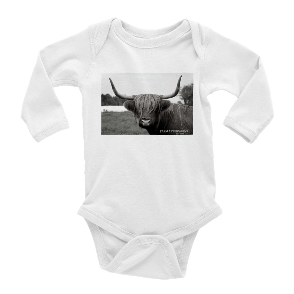 Ferdy - Baby Long Sleeve Onesies - [farm_afternoons]