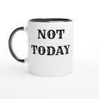 Not Today! Mug with Color Inside - [farm_afternoons]