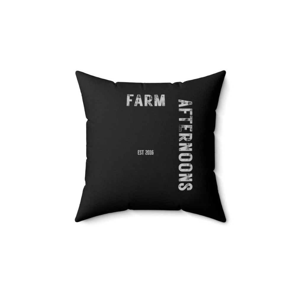 USA Faux Suede Square Pillow Case - [farm_afternoons]