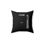 USA Faux Suede Square Pillow Case - [farm_afternoons]