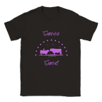 Girls Purple Sunrise Sunset - Classic Crewneck T-shirt - [farm_afternoons]