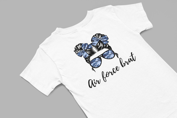 Girls Air Force Brat T-shirt - [farm_afternoons]