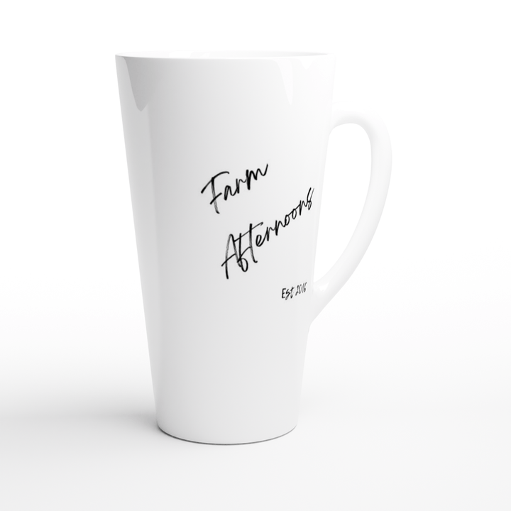 Midnight Choir - Latte 17oz Ceramic Mug - [farm_afternoons]