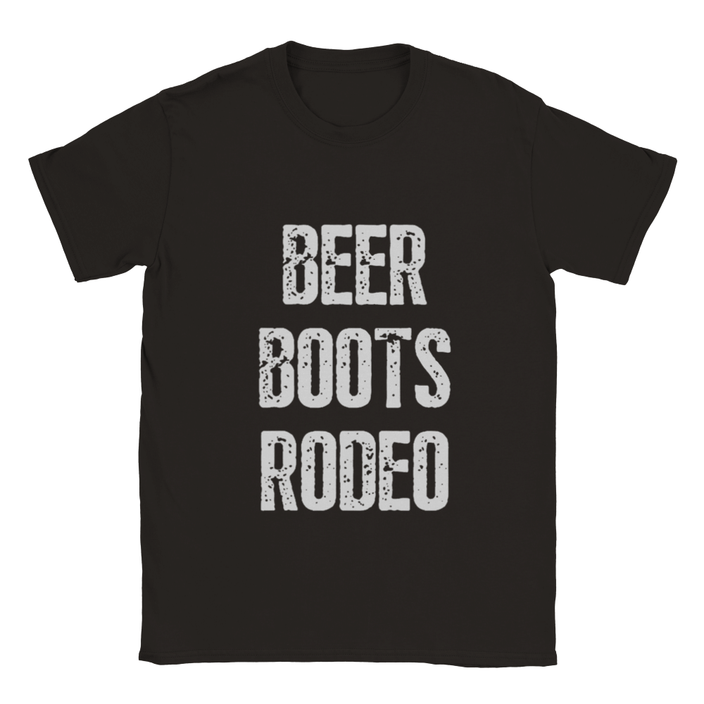 Men's Beer Boots Rodeo T-shirt - [farm_afternoons]