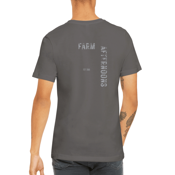 Men's Distressed USA T-shirt - [farm_afternoons]