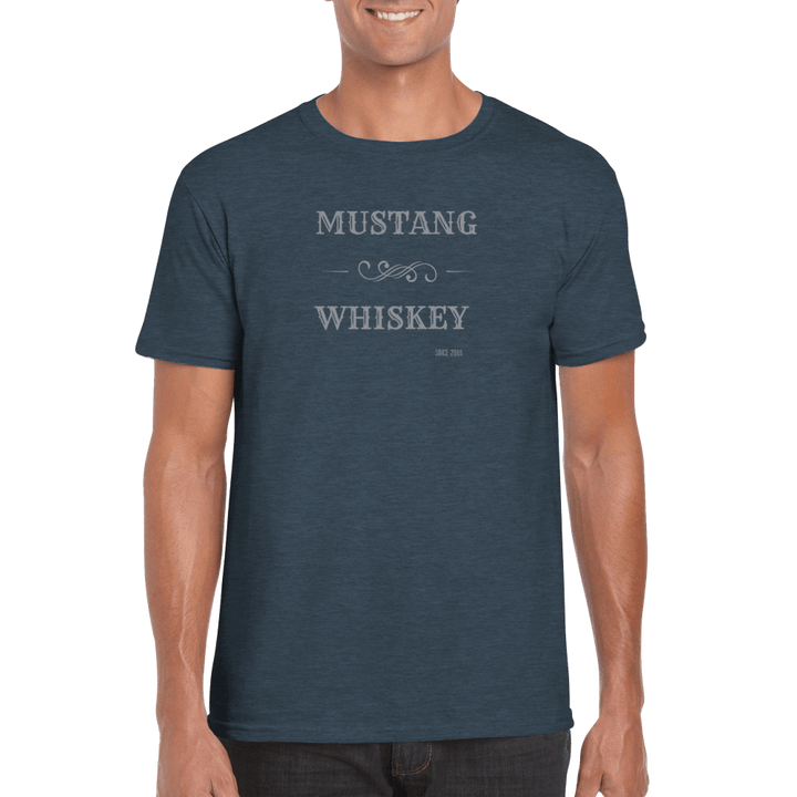 Men's Mustang whiskey T-shirt - [farm_afternoons]