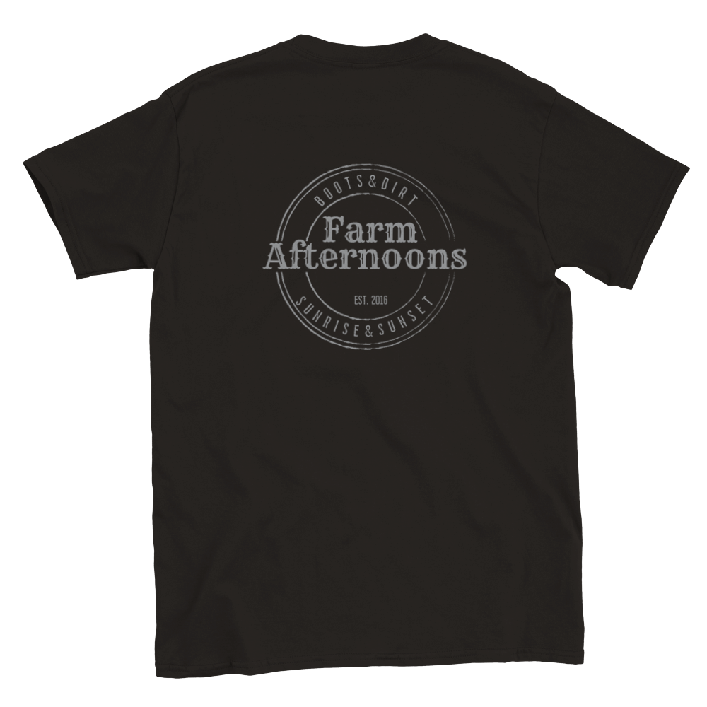 Men's Mustang whiskey T-shirt - [farm_afternoons]