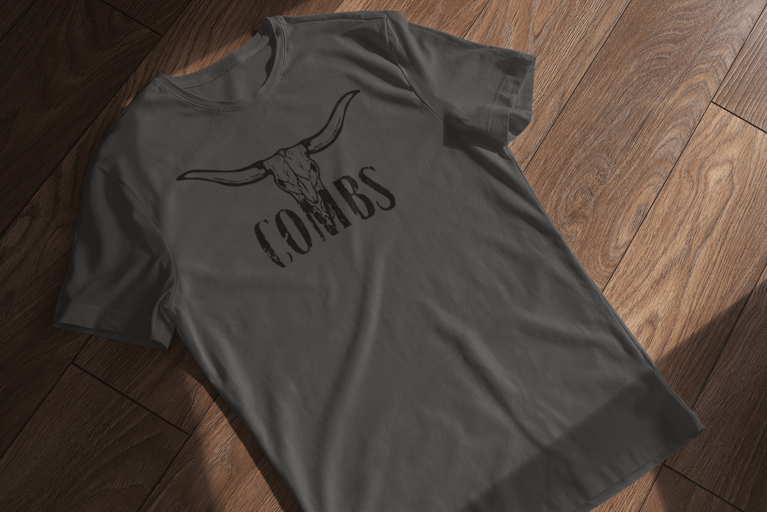 Men's Black Combs T-shirt - [farm_afternoons]