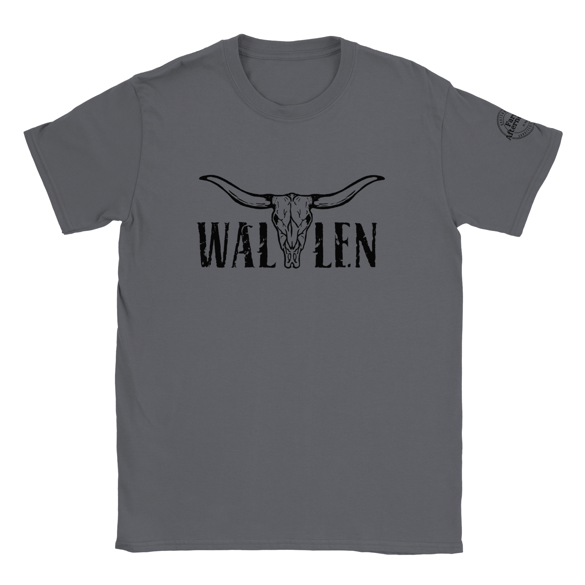 Men's Black Wallen T-shirt - [farm_afternoons]