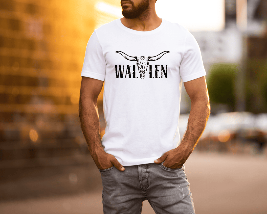 Men's Black Wallen T-shirt - [farm_afternoons]