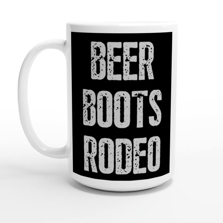 Beer Boots Rodeo - 15oz Ceramic Mug - [farm_afternoons]