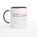 Offline! 11oz Ceramic Mug with Color Inside - [farm_afternoons]