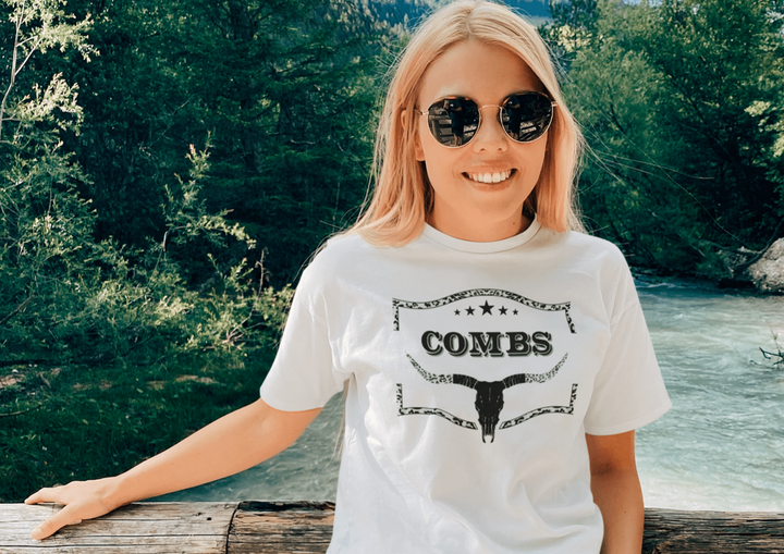 Women's Combs T-shirt - [farm_afternoons]