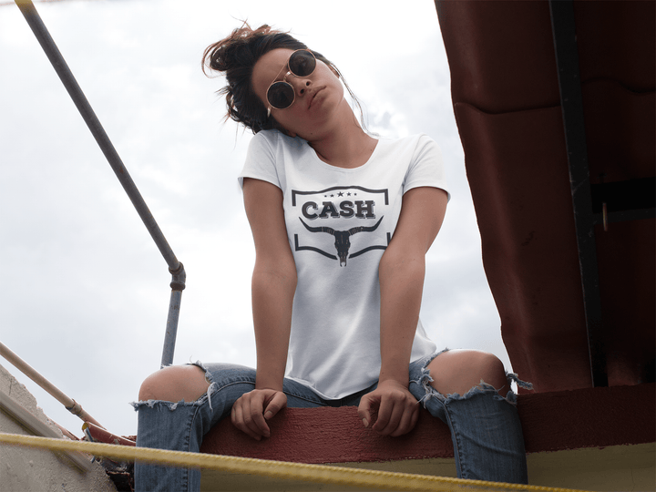 Womens Cash T-shirt - [farm_afternoons]