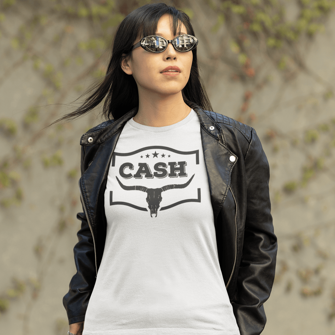 Womens Johnny Cash T-shirt - [farm_afternoons]