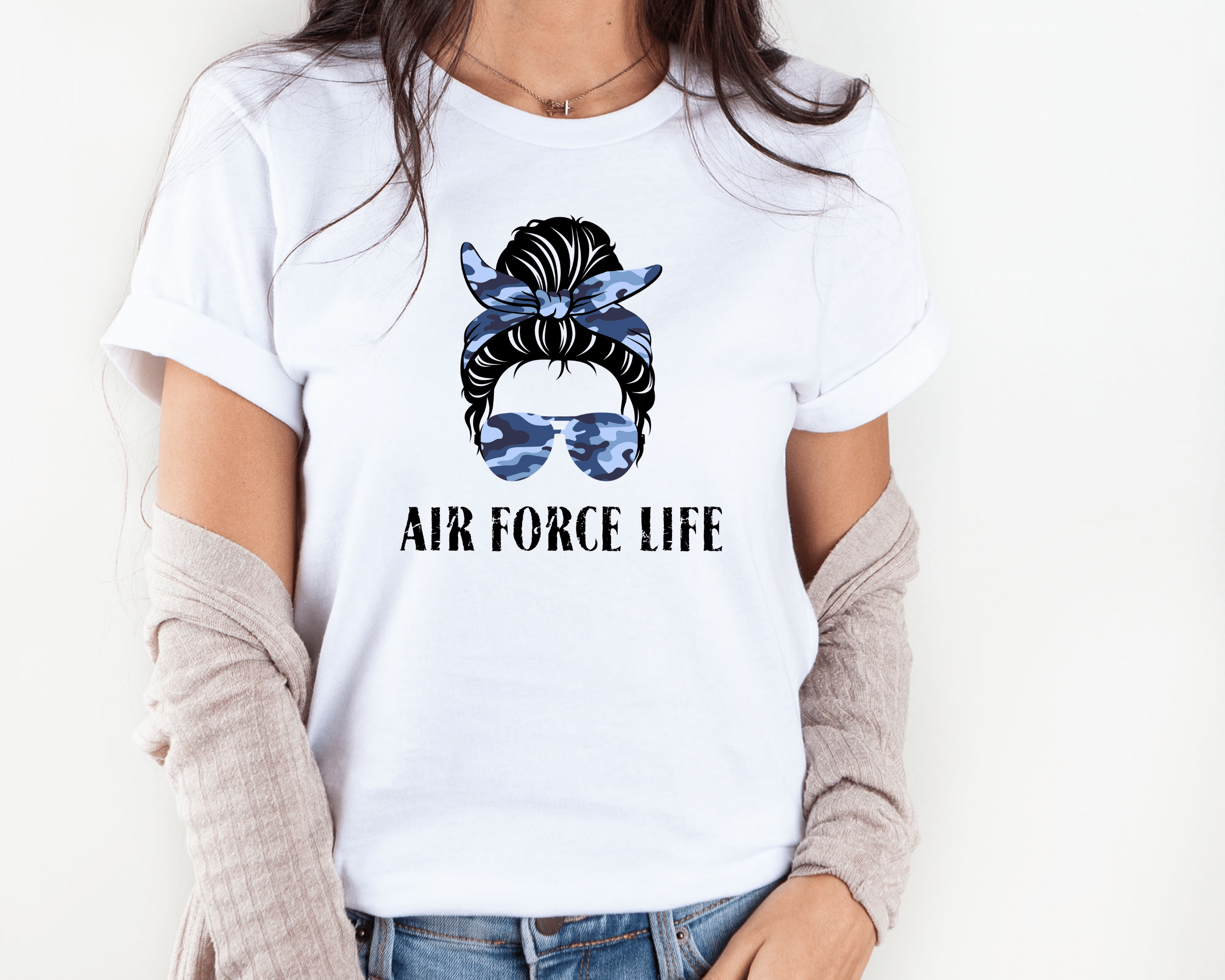 Air Force Life T-shirt - [farm_afternoons]