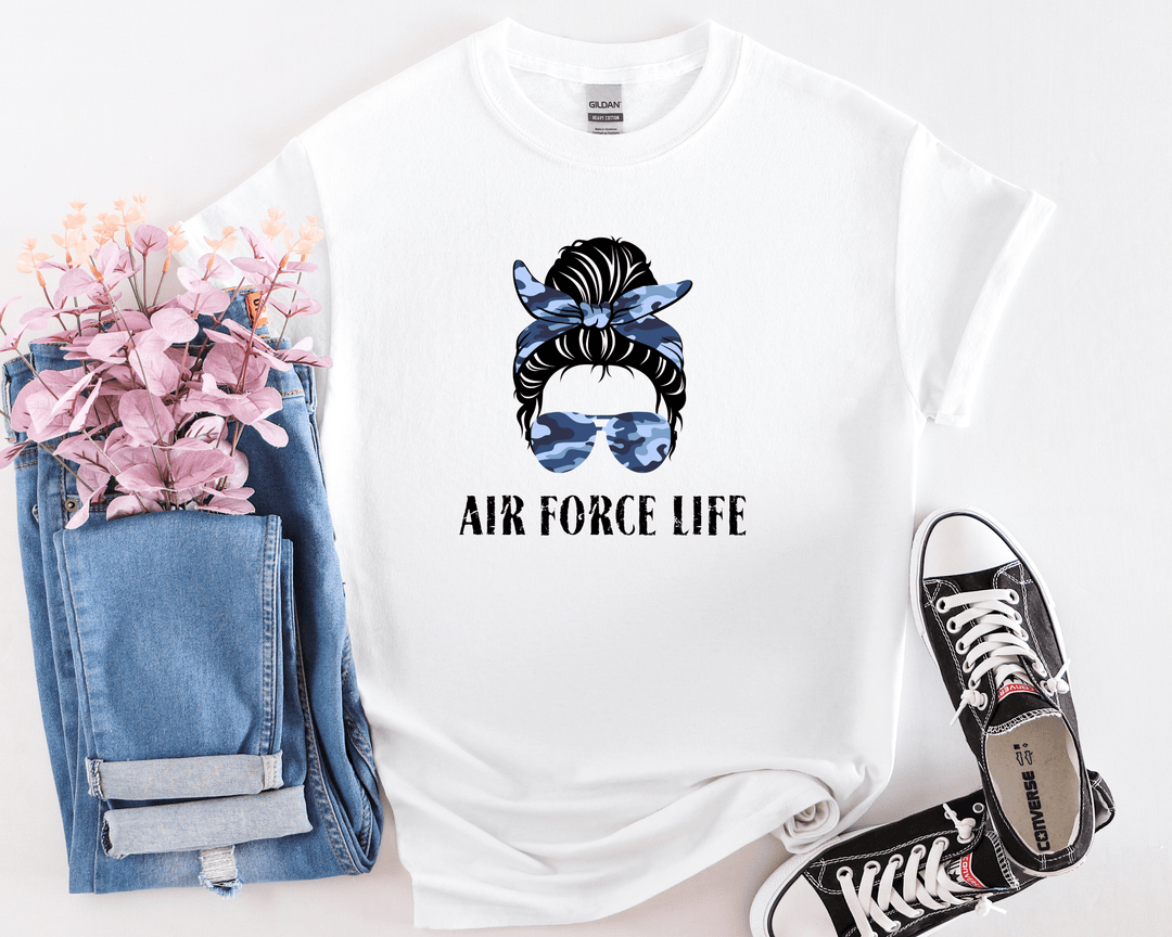 Air Force Life T-shirt - [farm_afternoons]