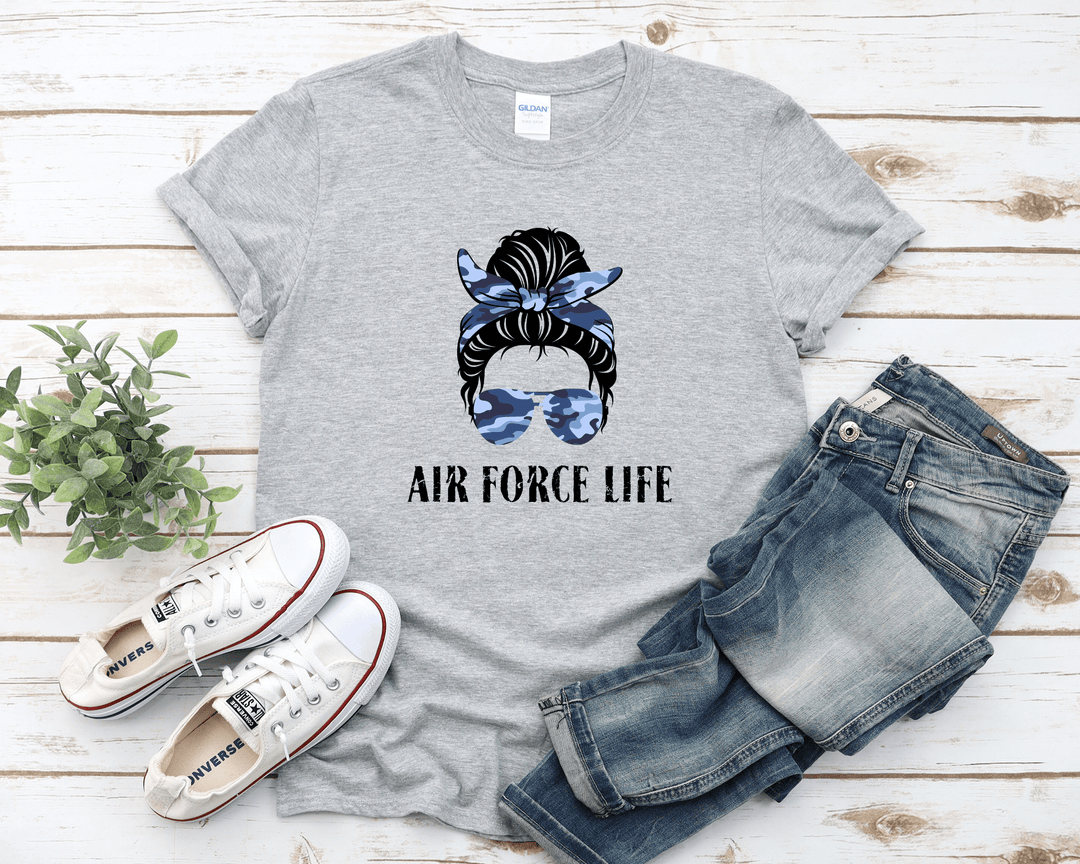 Air Force Life T-shirt - [farm_afternoons]