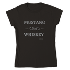 Women's Mustang Whiskey T-shirt - [farm_afternoons]