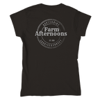 Women's Mustang Whiskey T-shirt - [farm_afternoons]