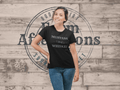 Women's Mustang Whiskey T-shirt - [farm_afternoons]