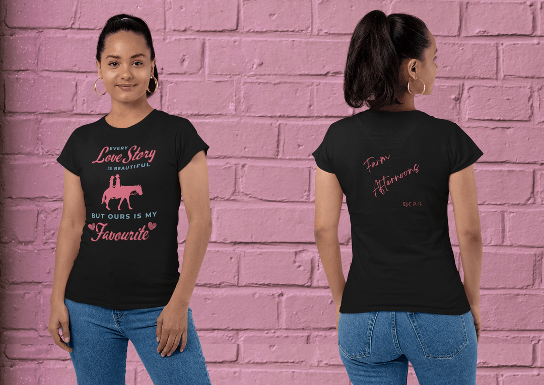 Women's Every Love Story T-shirt - [farm_afternoons]