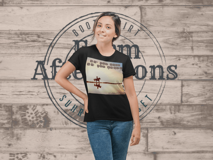 Women's On The Edge Of The World  T-shirt - [farm_afternoons]