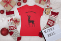 Women's Vintage Reindeer T-shirt - [farm_afternoons]