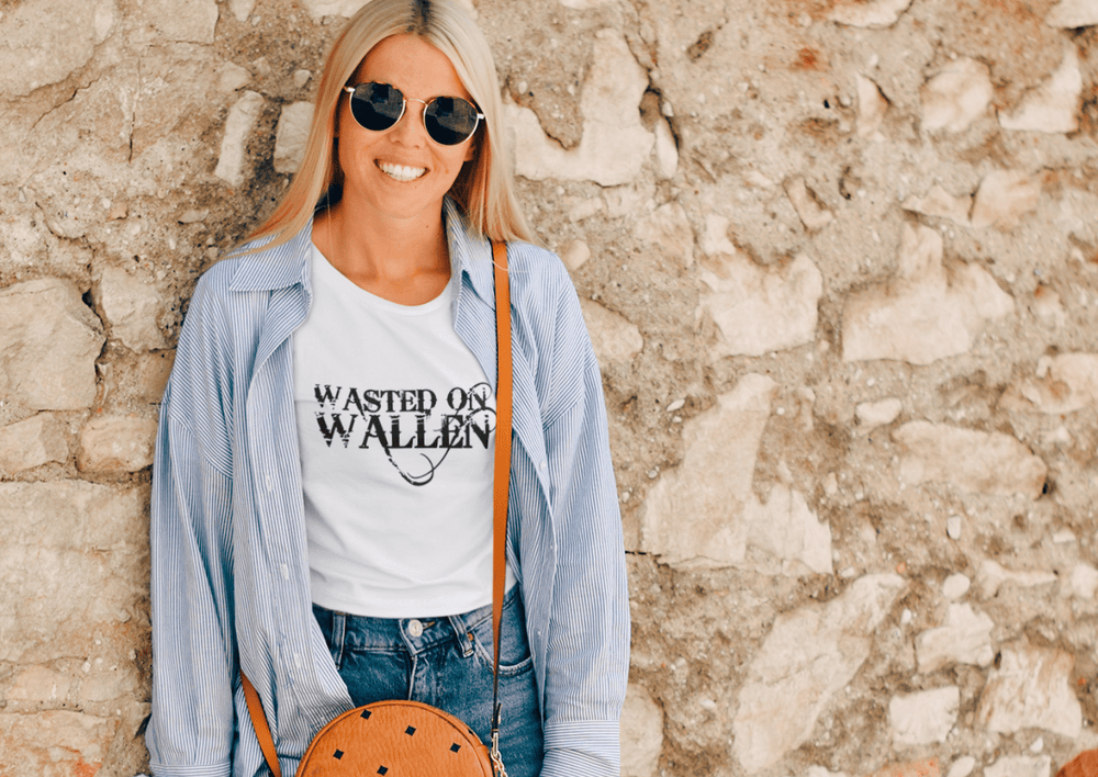 Women's Wasted On Wallen T-shirt - [farm_afternoons]