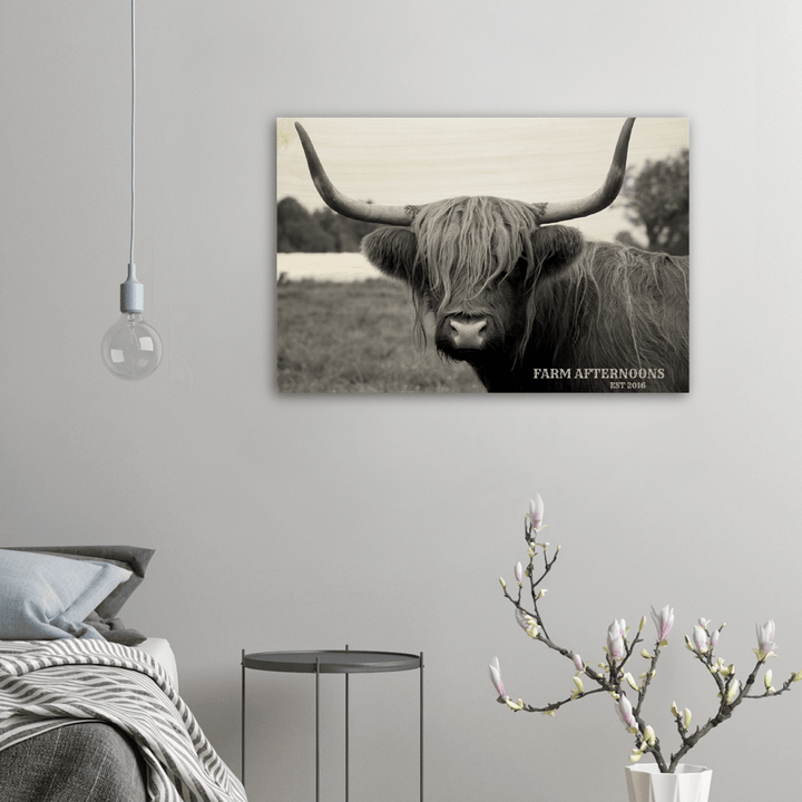 "Ferdy" - Wood Prints - [farm_afternoons]