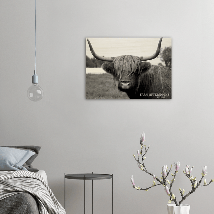 "Ferdy" - Wood Prints - [farm_afternoons]