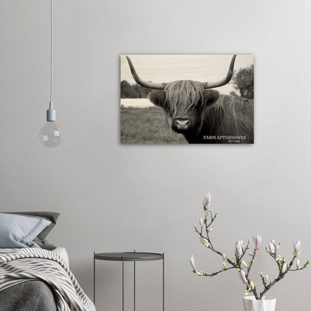 "Ferdy" - Wood Prints - [farm_afternoons]