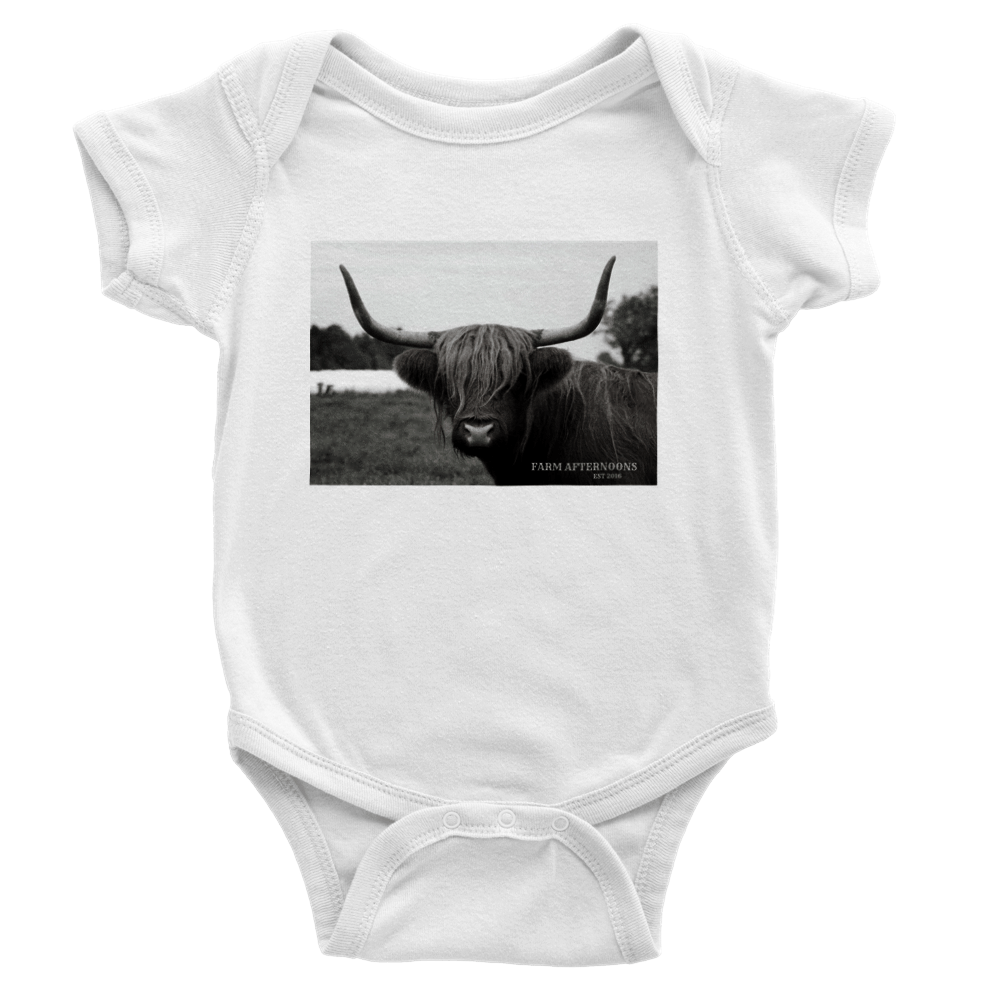 Ferdy -  Baby Short Sleeve Onesies - [farm_afternoons]