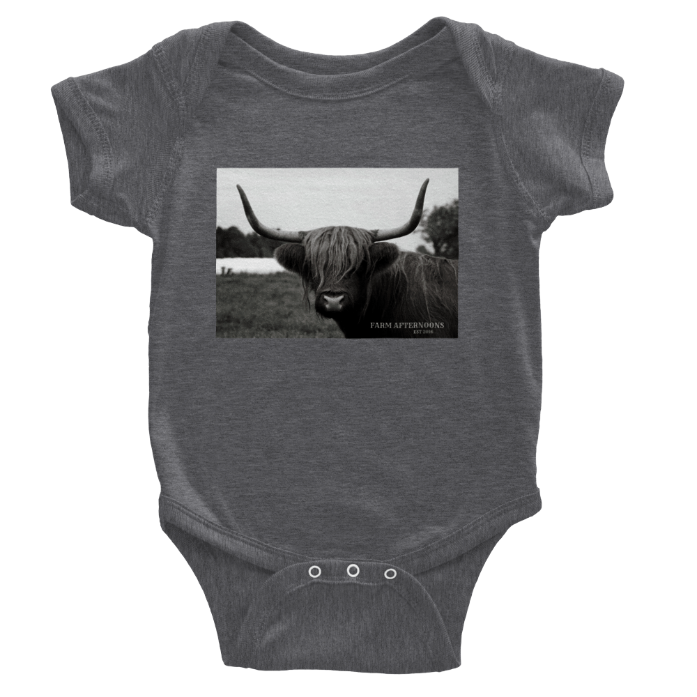 Ferdy -  Baby Short Sleeve Onesies - [farm_afternoons]