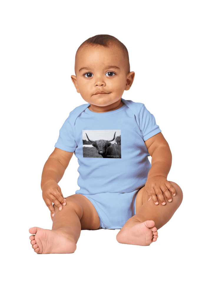 Ferdy -  Baby Short Sleeve Onesies - [farm_afternoons]