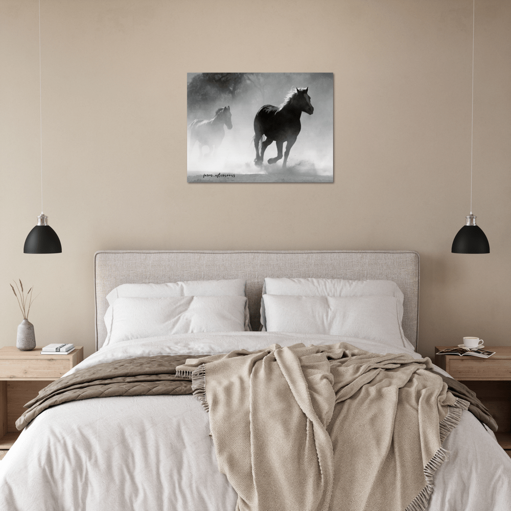 Wild Horses - Aluminum Print - [farm_afternoons]