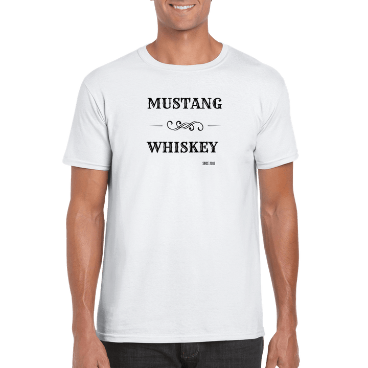 Men's Mustang Whiskey T-shirt - [farm_afternoons]