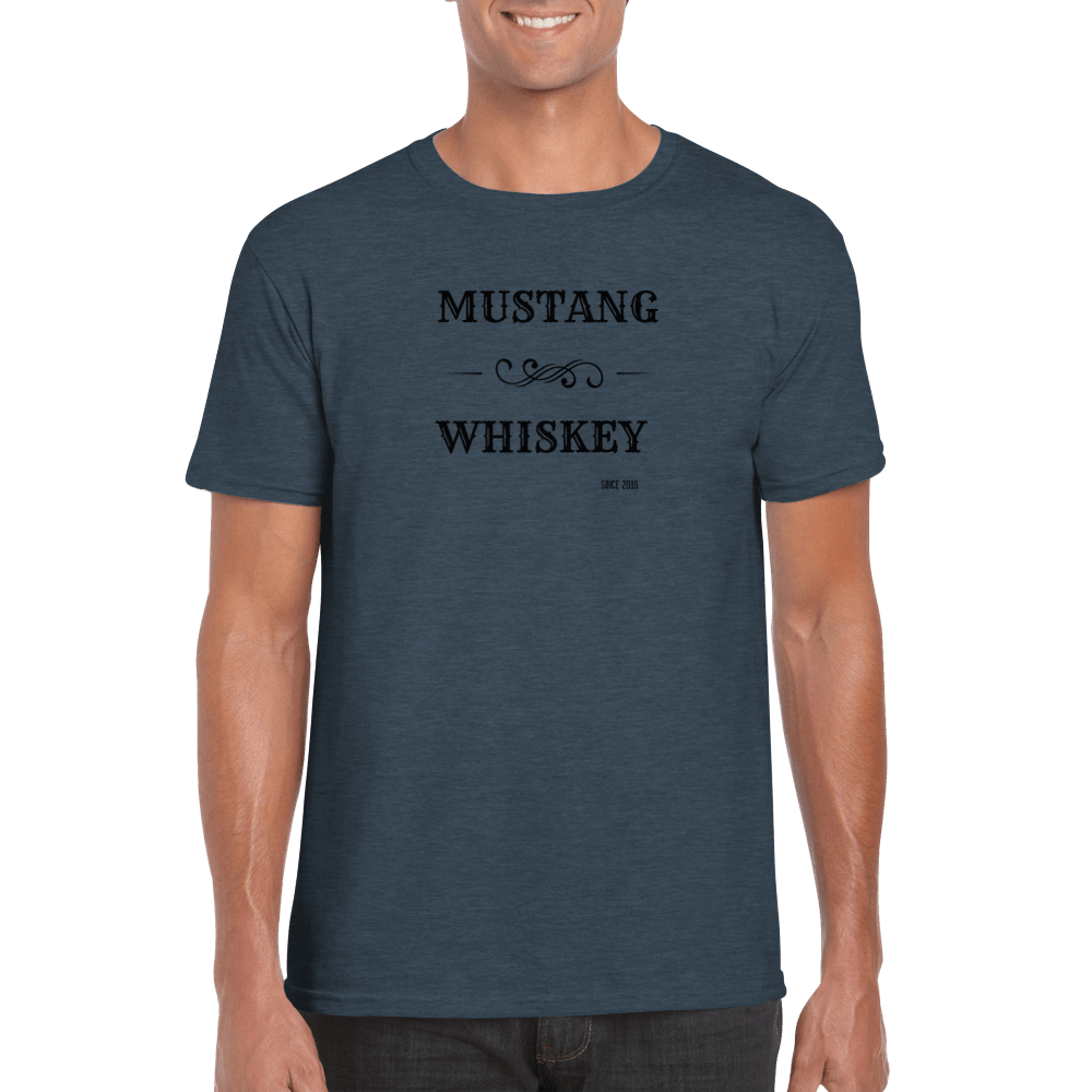 Men's Mustang Whiskey T-shirt - [farm_afternoons]