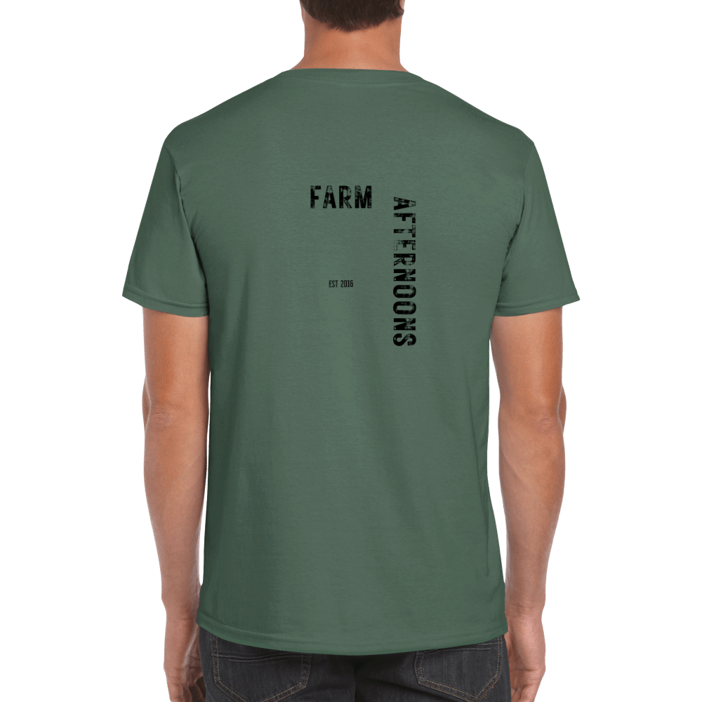 Men's Mustang Whiskey T-shirt - [farm_afternoons]